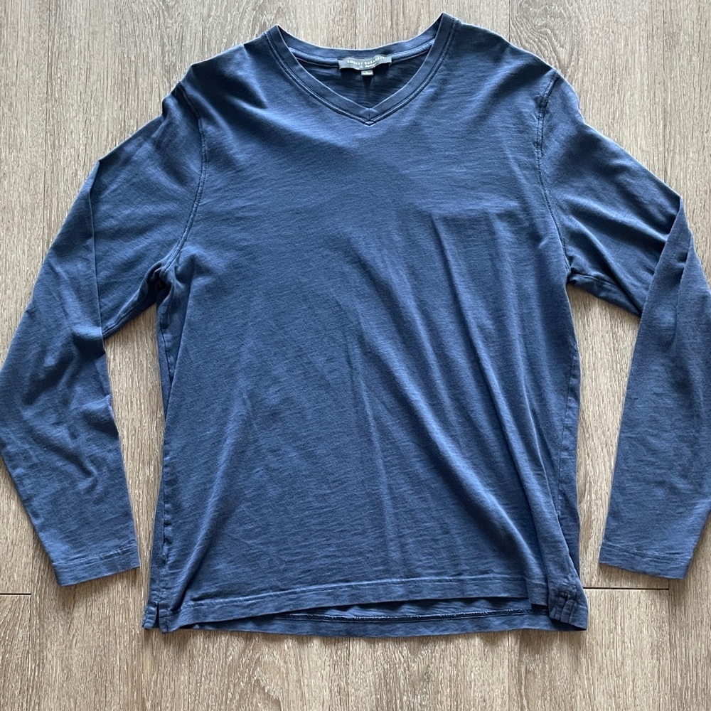 Robert Barakett Navy V-Neck Tee
